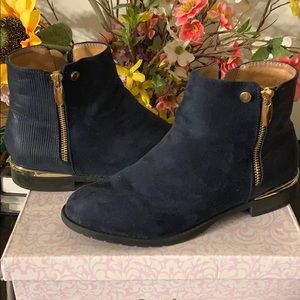 Suede Booties